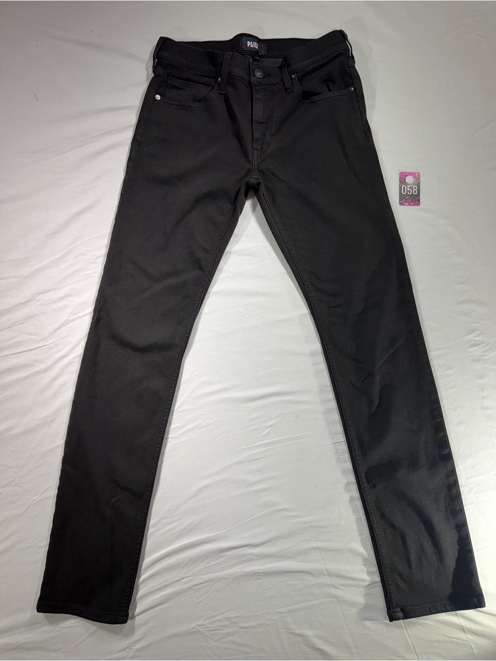 PAIGE Straight Leg Women's Jeans in Black